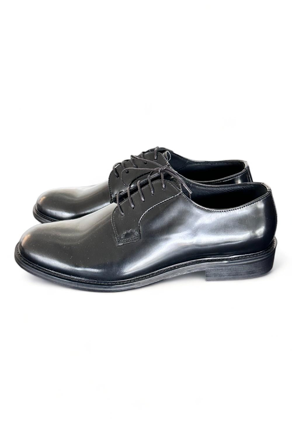 Scarpa uomo derby liscio spazzolato Franco Fedele 