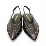 Slingback microborchie nera Janet<BR/> <BR/> 