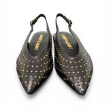 Slingback microborchie nera Janet<BR/> <BR/> 
