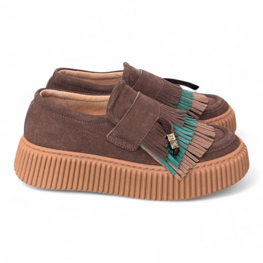 Mocassino sneaker frangia Meliné 