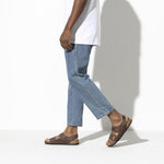 Sandalo Milano pelle Habana testa di moro Birkenstock 
