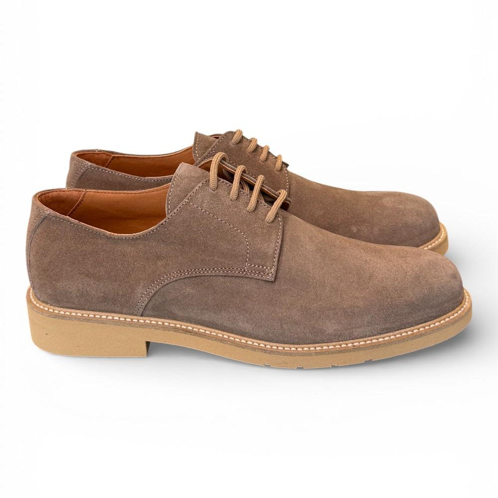 Allacciato camoscio taupe micro Exton 