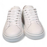 Sneaker uomo RAW CUT TOTAL WHITE Crime taglio vivo bianco 