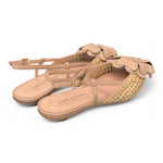 Slingback rete fiore canapa Les Autres<BR/> 