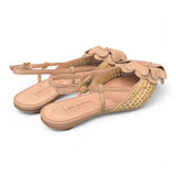 Slingback rete fiore canapa Les Autres<BR/> 