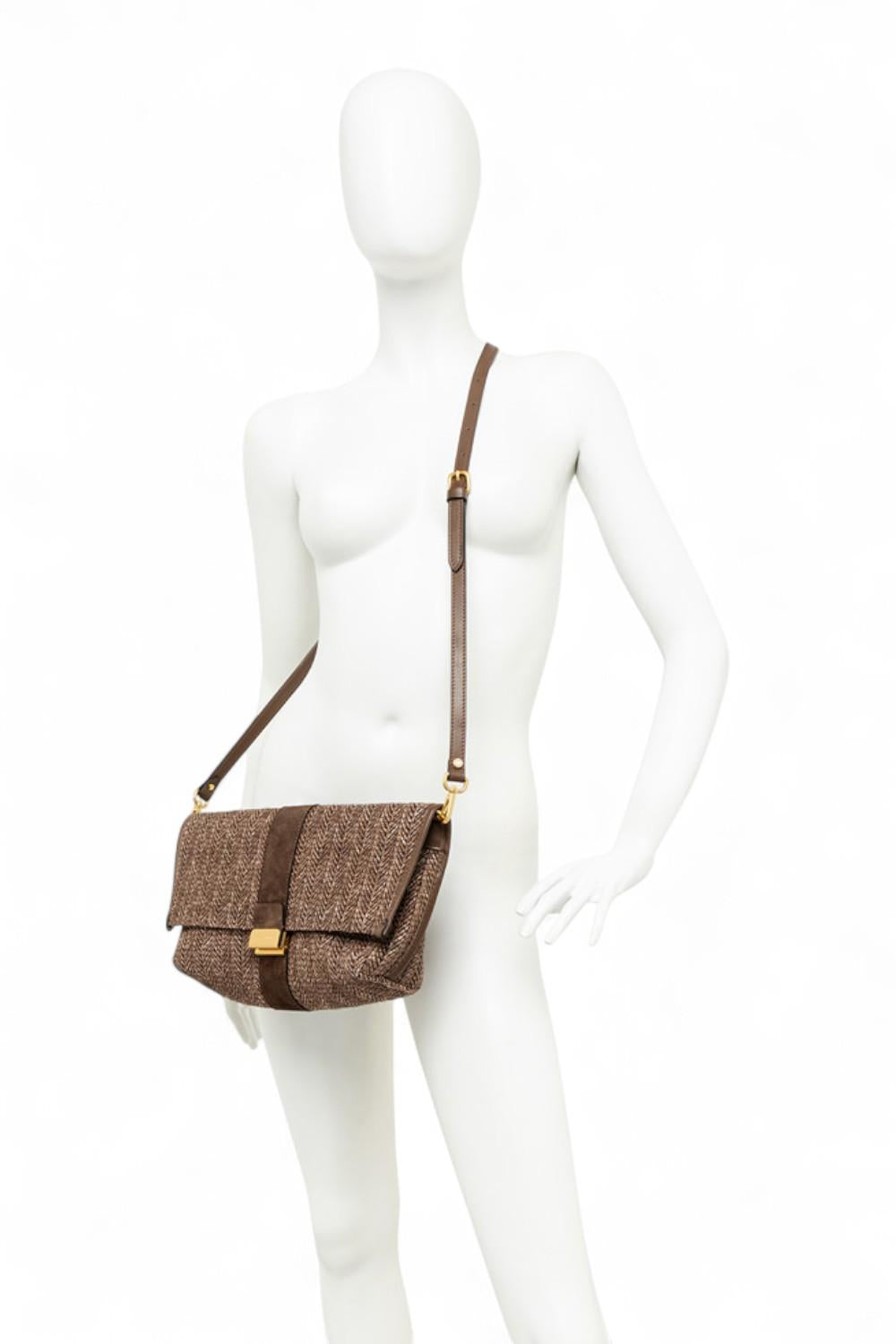 Sacca Marigold spinato choco Gianni Chiarini<BR/> 