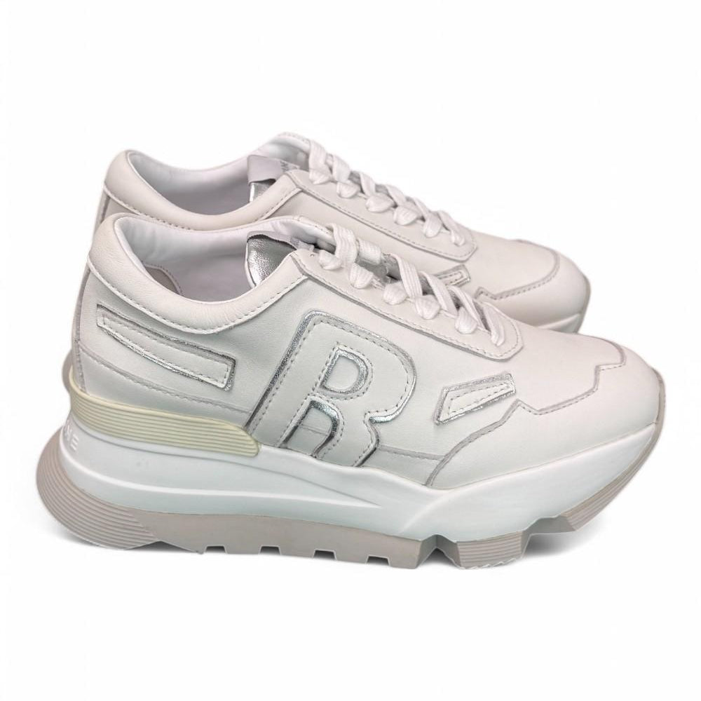 Sneaker donna Rucoline bianca argento 