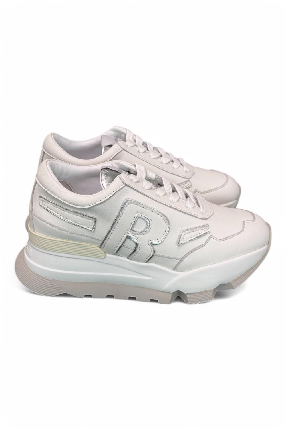 Sneaker donna Rucoline bianca argento 