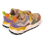Sneaker donna Flower Mountain Yamano 3 4D52 Teddy mud grey 