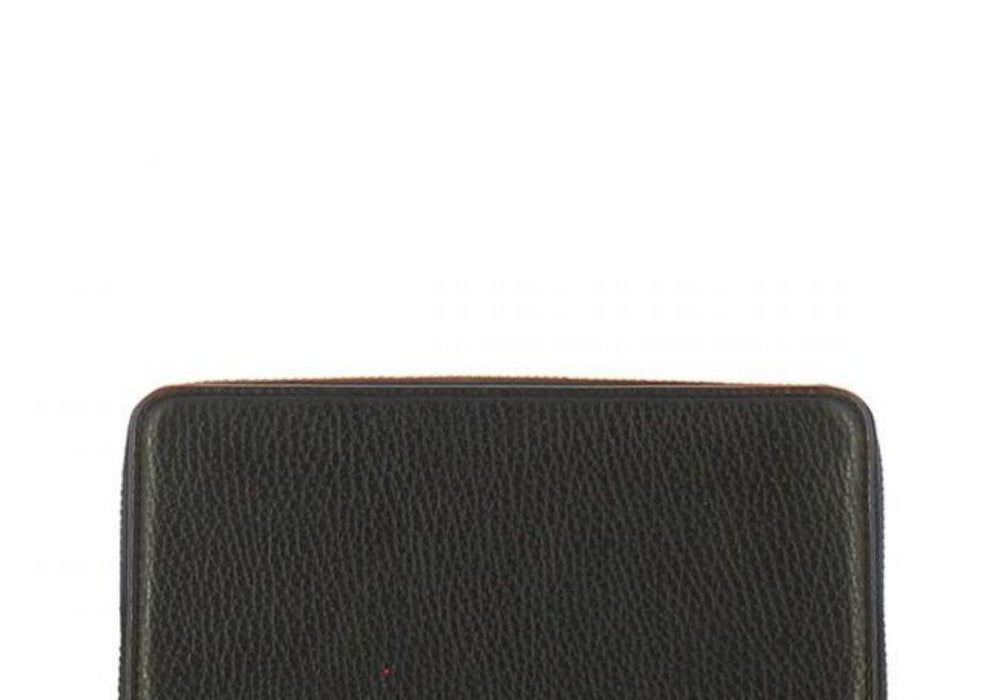 Portafoglio Metallic Soft Zip Around Black<BR/> 