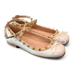 Ballerina cintini e borchie white The Icona 