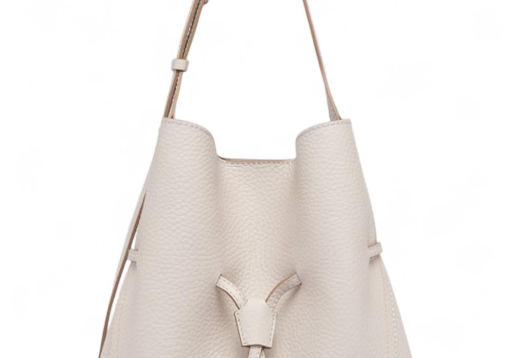 Secchiello Sienna pelle sabbia Gianni Chiarini<BR/> 