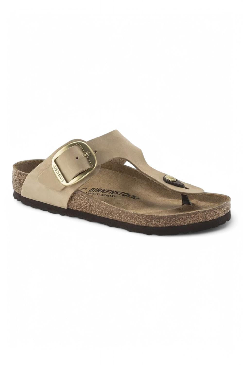 Ciabatta Gizeh Big Buckle nabuk sandcastle Birkenstock 1023966 