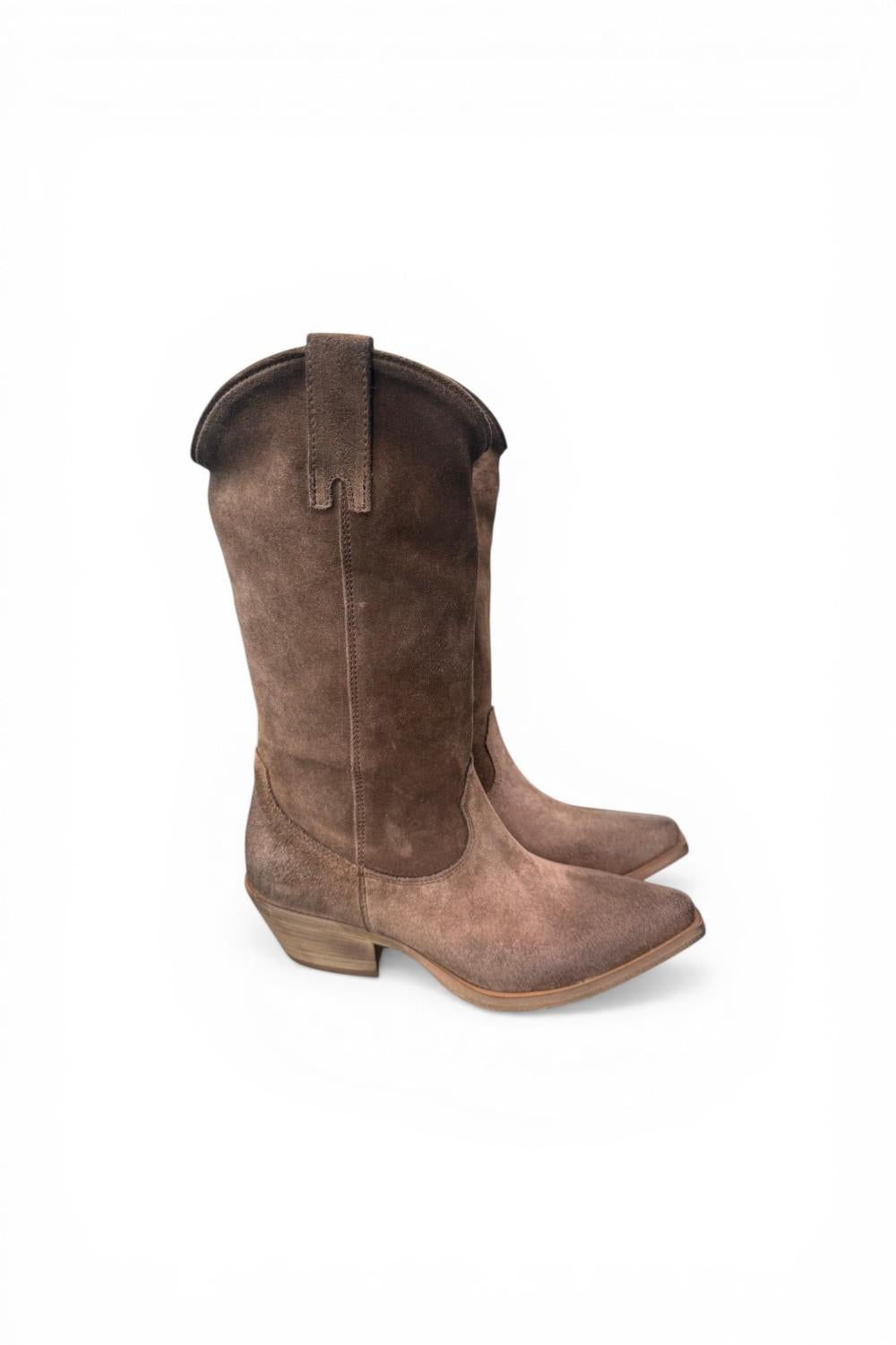 Stivale texano suede mustang Metisse<BR/> 