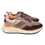 Sneaker extralight marrone e verde Ambitious 