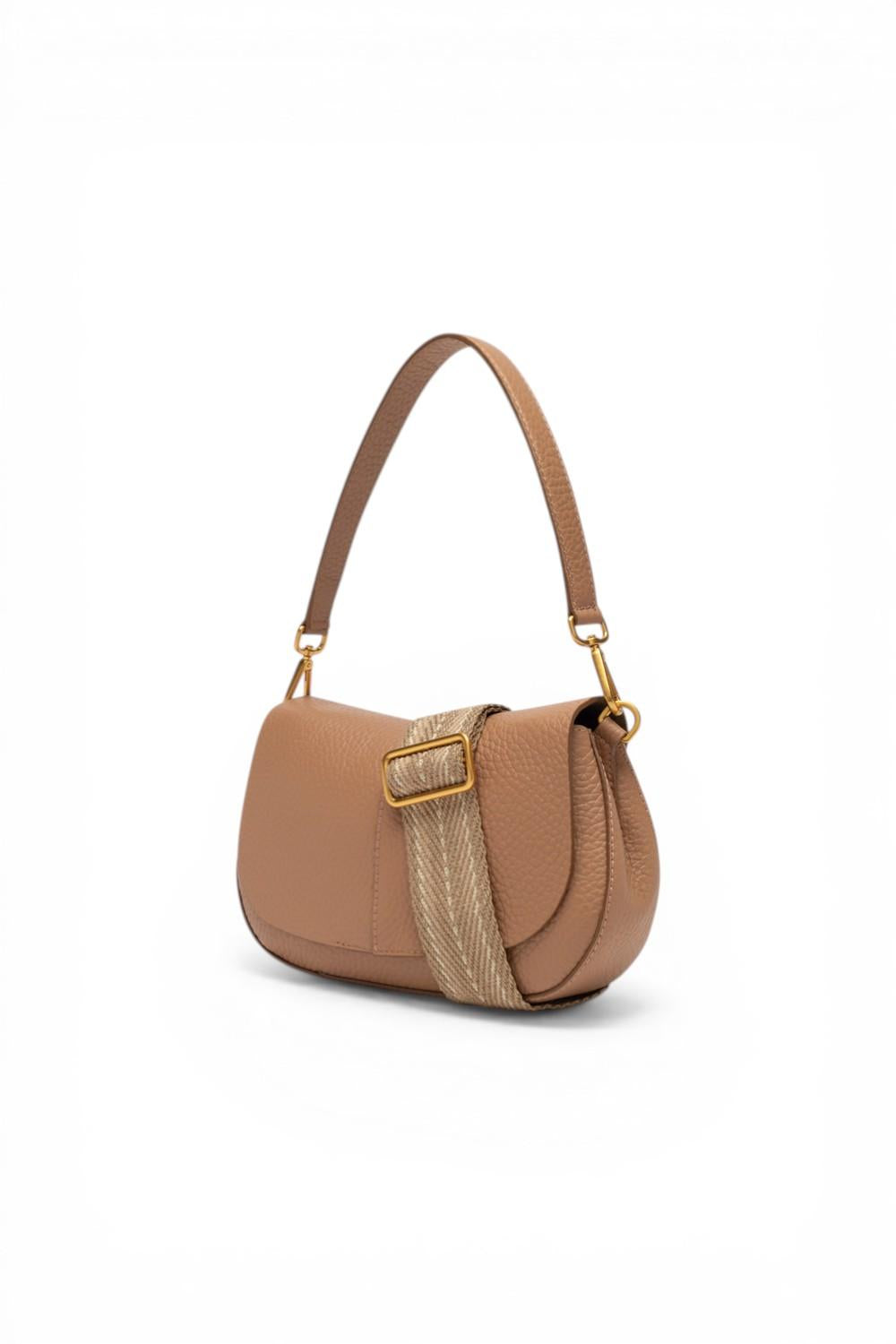 Borsa Helena Round Clay Naturale Gianni Chiarini<BR/> 