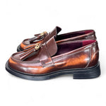 Mocassino mappi cuoio Lorenzo Mari<BR/> 
