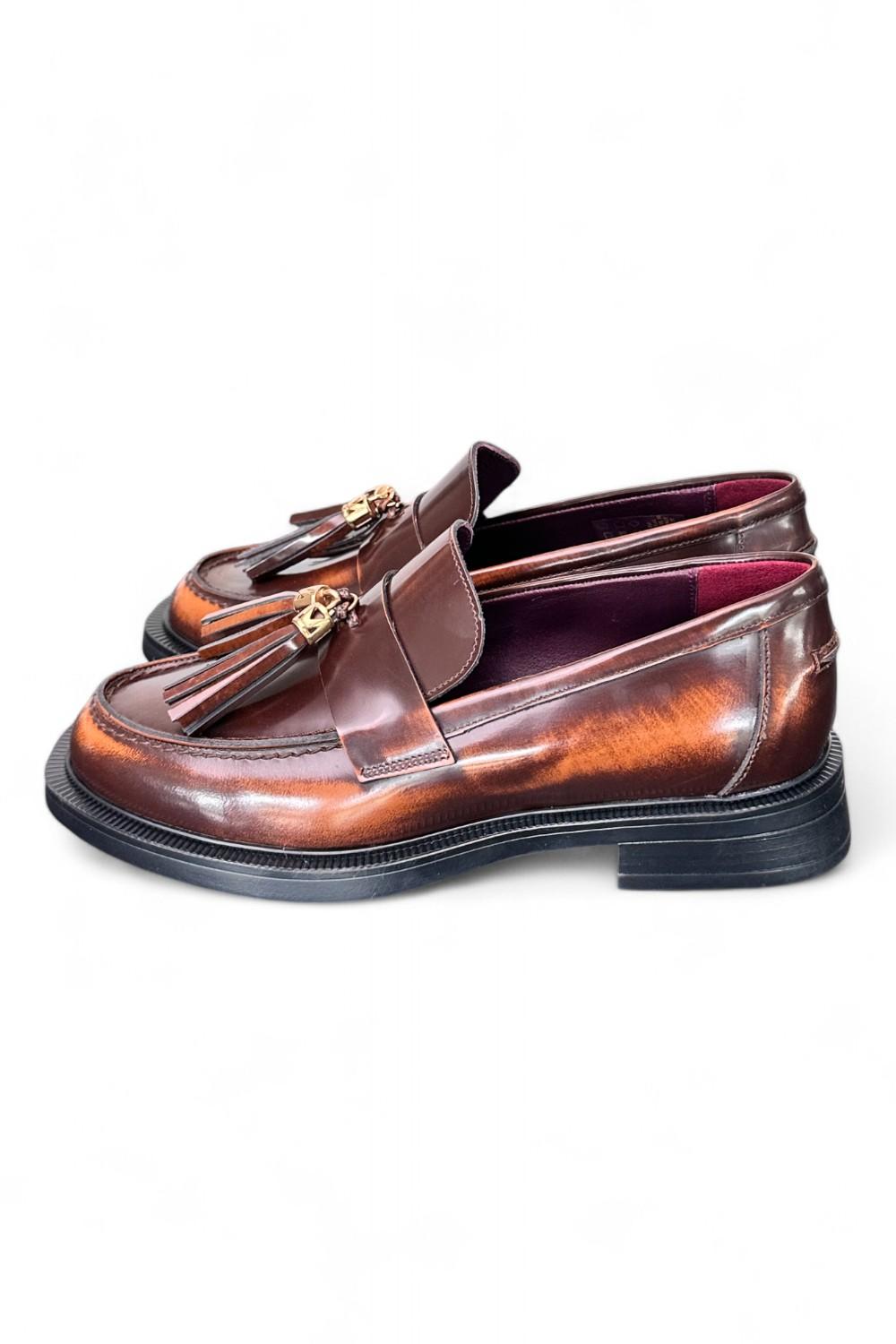 Mocassino mappi cuoio Lorenzo Mari<BR/> 