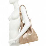 Secchiello Sienna pelle sabbia Gianni Chiarini<BR/> 