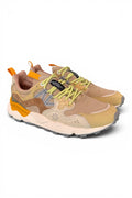 Sneaker uomo Yamano 3 1G15 beige yellow Flower Mountain