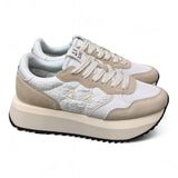 Sneaker donna SUN 68 BIG ALLY flower white 