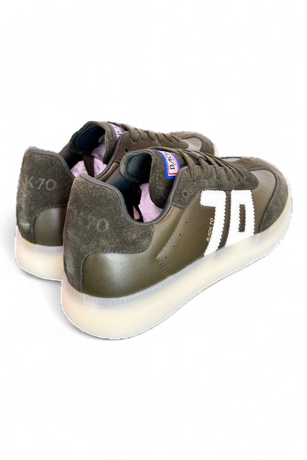 Sneaker uomo Boston Back 70 verde bianca 