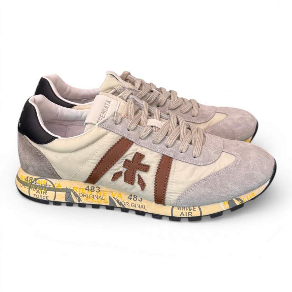 Sneaker uomo Lucy 8189 beige marrone 