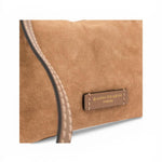 Pochette Nora suede caramel piccola Gianni Chiarini<BR/> 
