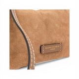 Pochette Nora suede caramel piccola Gianni Chiarini<BR/> 