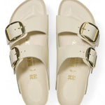 Ciabatta Arizona Big Buckle Shine Ecru  Birkenstock 1021476 