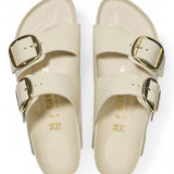 Ciabatta Arizona Big Buckle Shine Ecru  Birkenstock 1021476 
