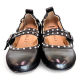 Ballerina cintini pelle nera Dei Colli<BR/> 