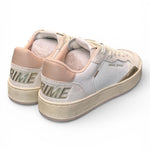 Sneaker bianca beige rosa basket Crime London 