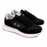 Sneaker donna SUN 68 ALLY black gold silver 
