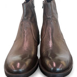 Stivaletto zip pelle brandy Pawelks 