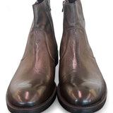 Stivaletto zip pelle brandy Pawelks 