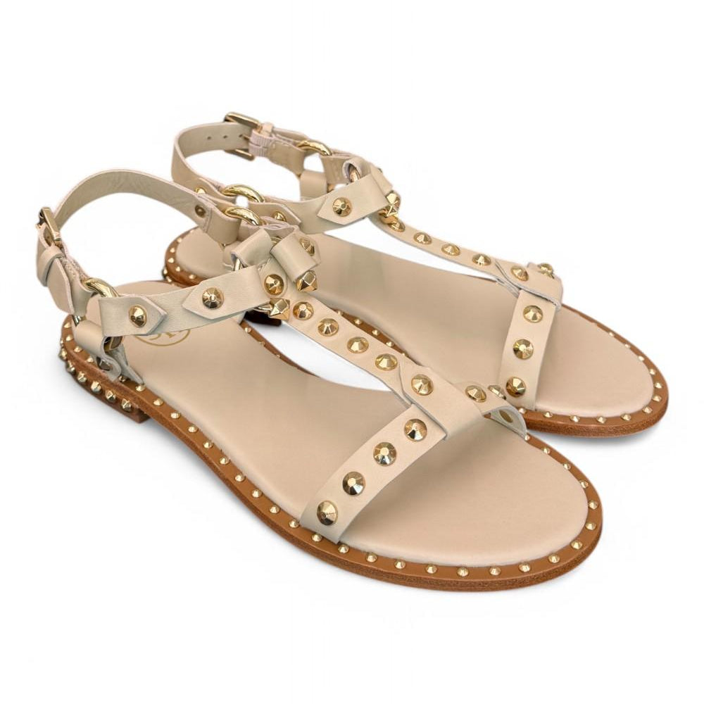 Sandalo ASH Patsy04 pelle latte 