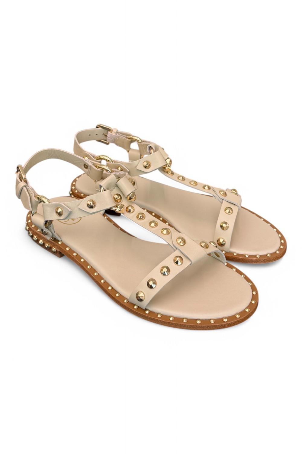 Sandalo ASH Patsy04 pelle latte 
