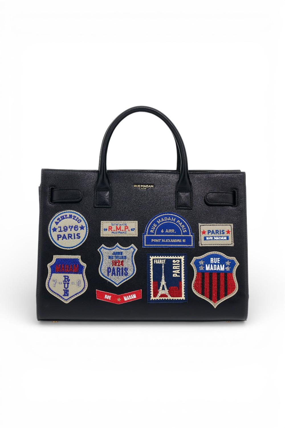 Shoppin St. Germain patch black Rue Madam 