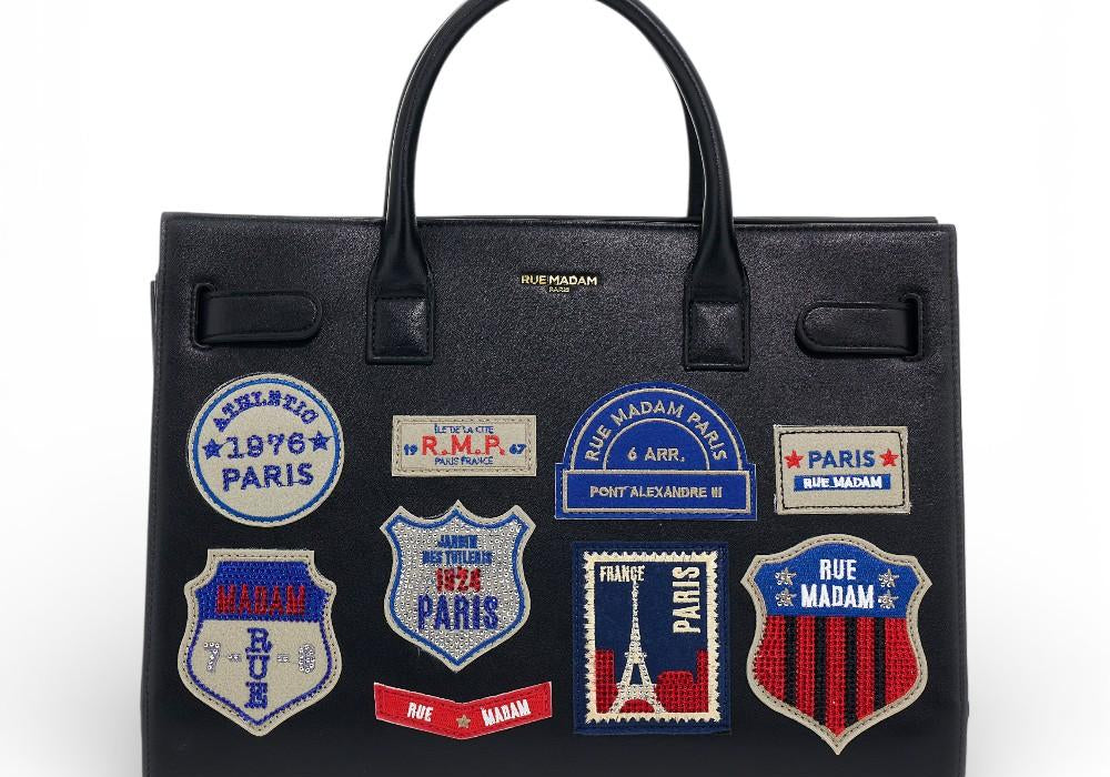 Shoppin St. Germain patch black Rue Madam 