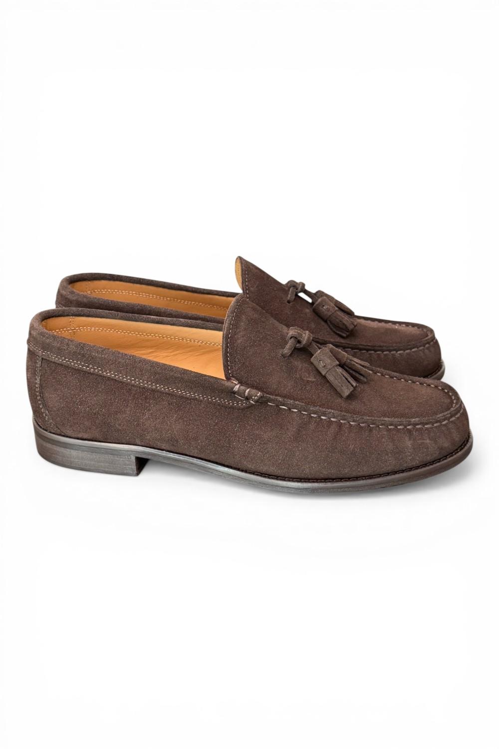 Mocassino mappetti suede testa di moro Kebo 