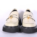 Mocassino lucchetto naplak panna XL Stokton<BR/> 