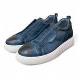 Sneaker uomo slip on blu Pawelks 