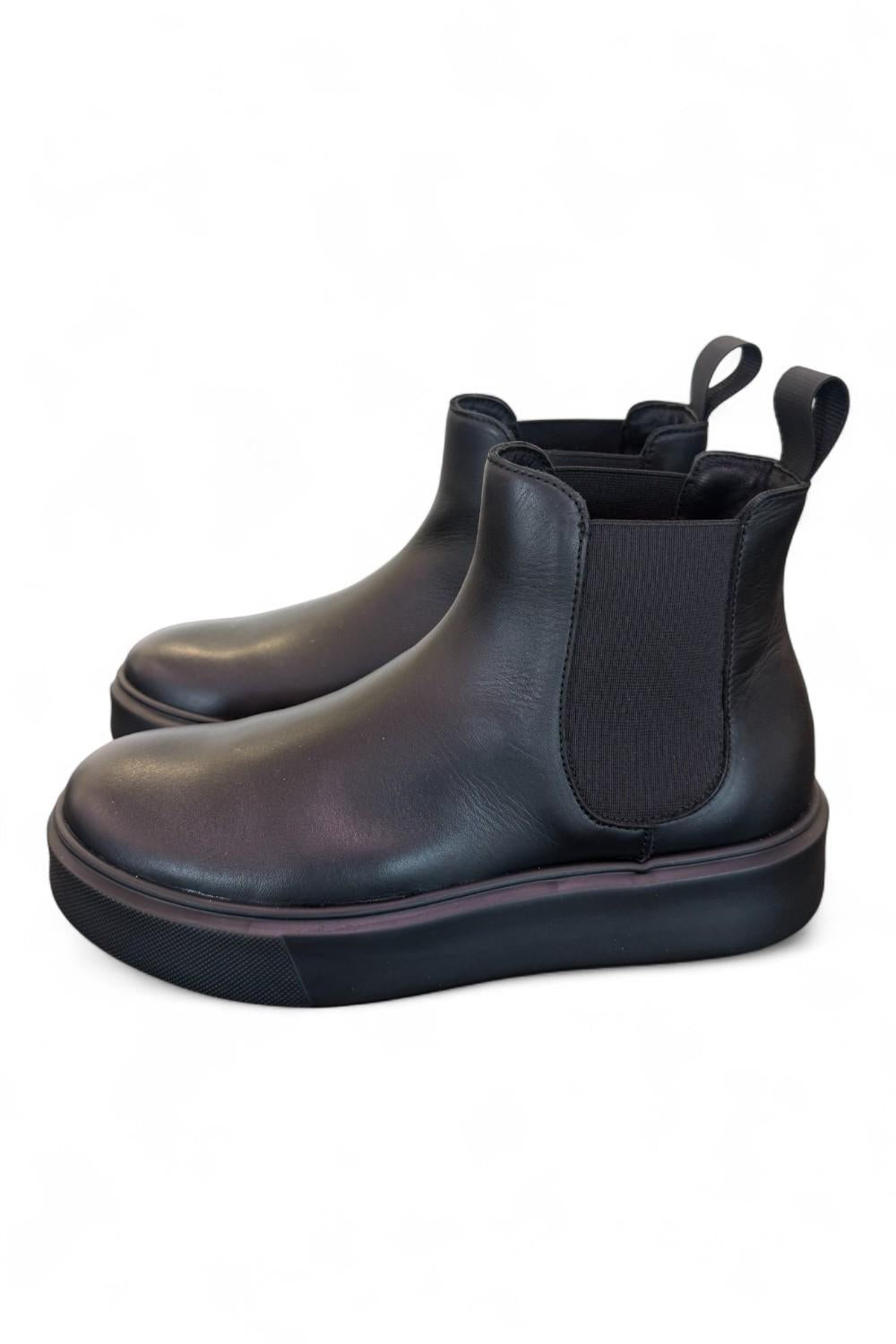 Stivaletto beatles pelle nera extralight Frau<BR/> 