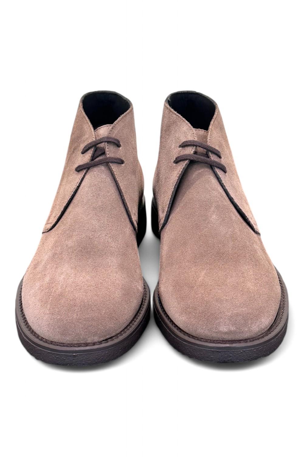 Polacco uomo suede gianduia Antica Cuoieria 