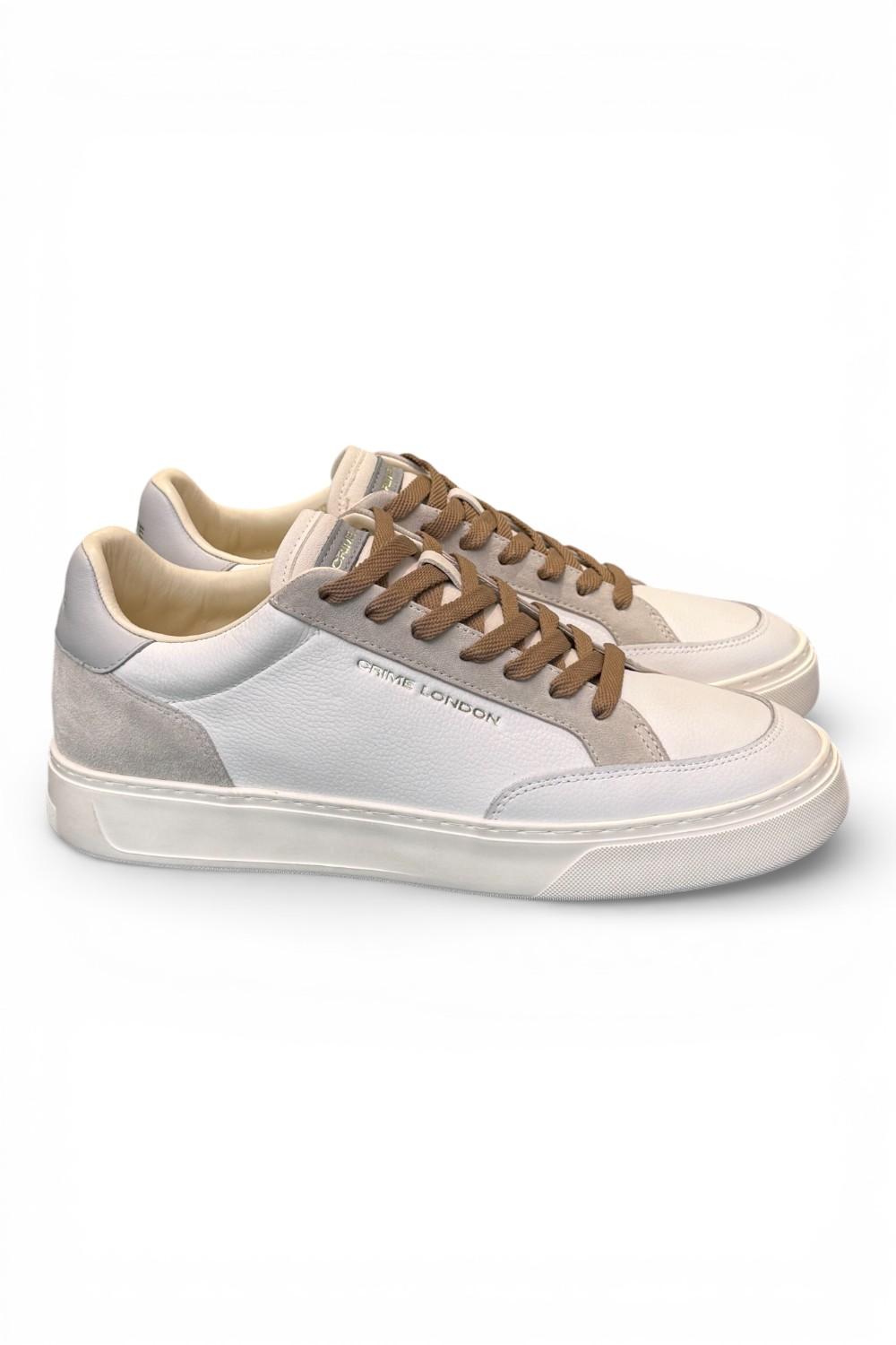 Sneaker eclipse vaschetta bianca beige Crime London 