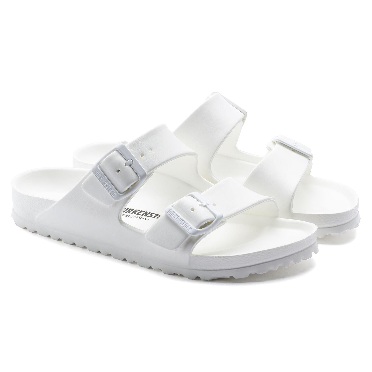Ciabatta Arizona gomma bianca donna Birkenstock 129443 