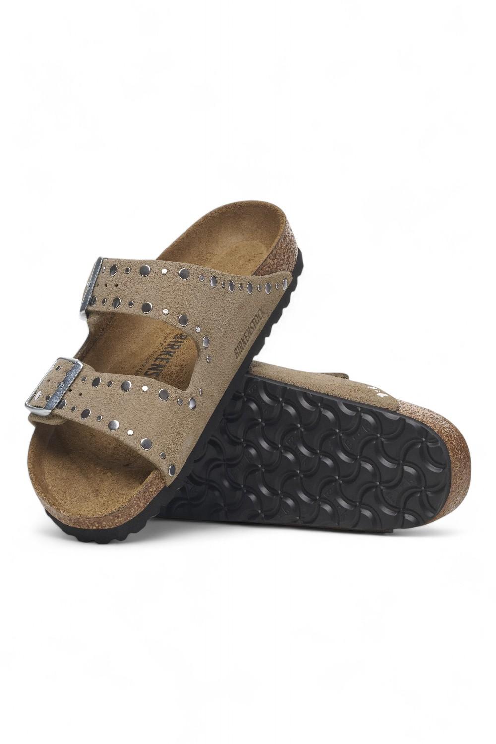 Ciabatta Arizona Rivet Suede Taupe 1029390 