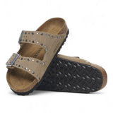 Ciabatta Arizona Rivet Suede Taupe 1029390 