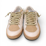 Sneaker donna 4B12 Play New D2003 bianca beige oro 